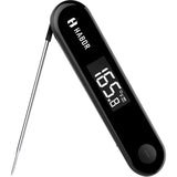 Habor Rechargeable Meat Thermometer, IPX7 Waterproof Candy Thermometer, 3Seconds Instant Read with Sensitive Touchable Button for Home Kitchen Food Turkey Milk Outdoor BBQ Grill Smoker Milk Yogurt