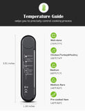Habor Rechargeable Meat Thermometer, IPX7 Waterproof Candy Thermometer, 3Seconds Instant Read with Sensitive Touchable Button for Home Kitchen Food Turkey Milk Outdoor BBQ Grill Smoker Milk Yogurt