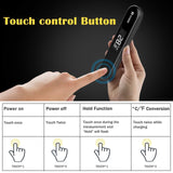 Habor Rechargeable Meat Thermometer, IPX7 Waterproof Candy Thermometer, 3Seconds Instant Read with Sensitive Touchable Button for Home Kitchen Food Turkey Milk Outdoor BBQ Grill Smoker Milk Yogurt