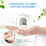 Habor Digital Hygrometer Indoor Thermometer, Humidity Gauge Indicator Room Thermometer, Accurate Temperature Humidity Monitor Meter for Home, Office, Greenhouse, Mini Hygrometer (2.3 X 1.8 Inch)