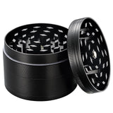 IKICH Herb Grinder, Portable Zinc Alloy Grinder Herb, Best Grinder for Tobacco and Herbs with Pollen Scraper and Magnetic Top, 2.0 Inches, 4 Layers – Black