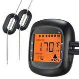 Habor Upgrade Wireless Thermometer, Bluetooth Meat Thermometer Remote Control Digital Cooking Thermometer Withstand 716℉ for BBQ Grill Smoker for iOS & Android APP Control (Dual Probes)