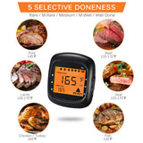Habor Upgrade Wireless Thermometer, Bluetooth Meat Thermometer Remote Control Digital Cooking Thermometer Withstand 716℉ for BBQ Grill Smoker for iOS & Android APP Control (Dual Probes)
