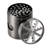 IKICH Grinder Herb Grinder,Tabak Shredder,3-Kammer4-teiligmit Pollenschaber, Premium-Zink-Legierung,Waffenfarbe