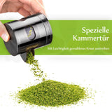 IKICH Grinder Herb Grinder,Tabak Shredder,3-Kammer4-teiligmit Pollenschaber, Premium-Zink-Legierung,Waffenfarbe