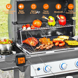Habor Upgrade Wireless Thermometer, Bluetooth Meat Thermometer Remote Control Digital Cooking Thermometer Withstand 716℉ for BBQ Grill Smoker for iOS & Android APP Control (Dual Probes)