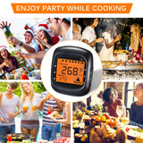 Habor Upgrade Wireless Thermometer, Bluetooth Meat Thermometer Remote Control Digital Cooking Thermometer Withstand 716℉ for BBQ Grill Smoker for iOS & Android APP Control (Dual Probes)